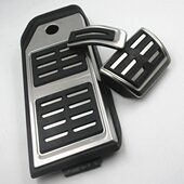 Q7踏板免打孔安装 Q7刹车油门金属踏板 Q8油门踏板 23款