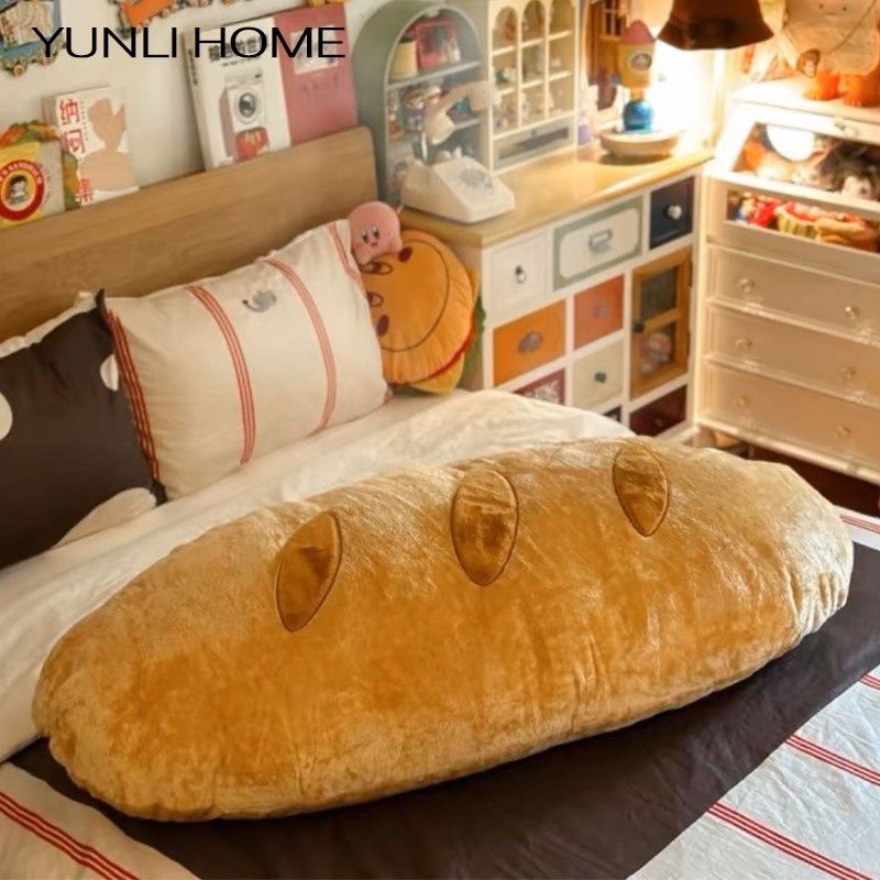 面包法棍抱枕女生睡觉夹腿玩手机创意靠枕K沙发宿舍长枕头床头靠