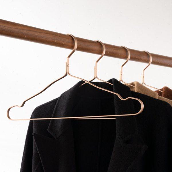 太空铝合金衣架家用挂衣女士大童衣柜防滑无痕收纳晾晒不生锈衣架,收纳整理,金属衣架,淘宝优惠券,粉丝福利购,淘宝优惠卷