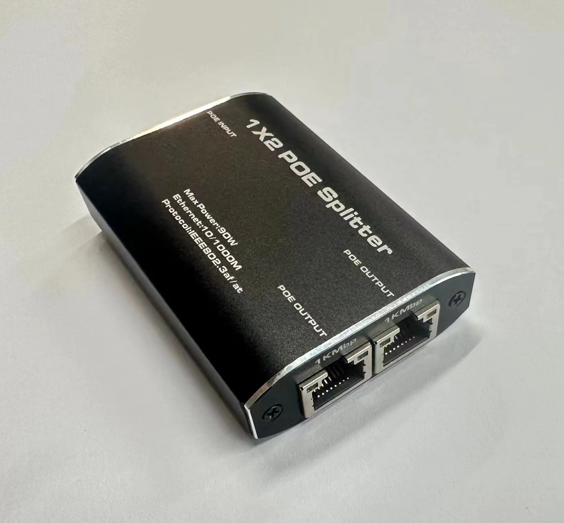 千兆网线分线器一分二千兆网口同时上网网络交换机分配转接口POE