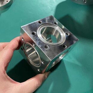 304不锈钢真空CF35法兰六通/16六面B体/63六通腔体50/100/150/200