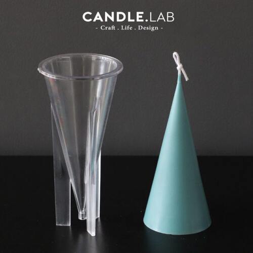 CANDLE.LAB | 蜡烛用圆锥形PC模具透明硬质塑料模具15