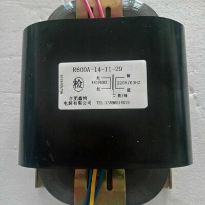 R600A-14-11-29变压器 480V60HZ转220V60HZ纯铜电源 可定做参数
