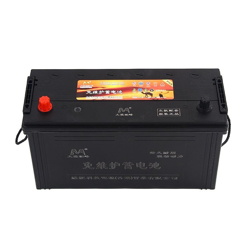 大漠驼峰b电瓶120AH货车农用车铲车挖掘机汽车收割机启动蓄电池