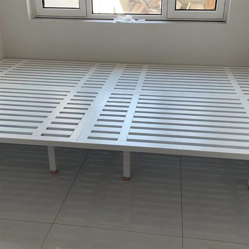 定制碳素钢加强承重方钢排骨床无异响金属床钢架榻榻米