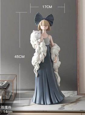 轻奢女孩玄关客厅装饰品摆件电视柜酒柜家居饰品结婚乔Z迁新居礼