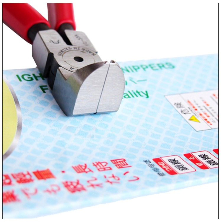 台湾FUJIYA富具亚FC-33斜口钳 90度角剪钳 水口钳 直角钳 弯嘴钳