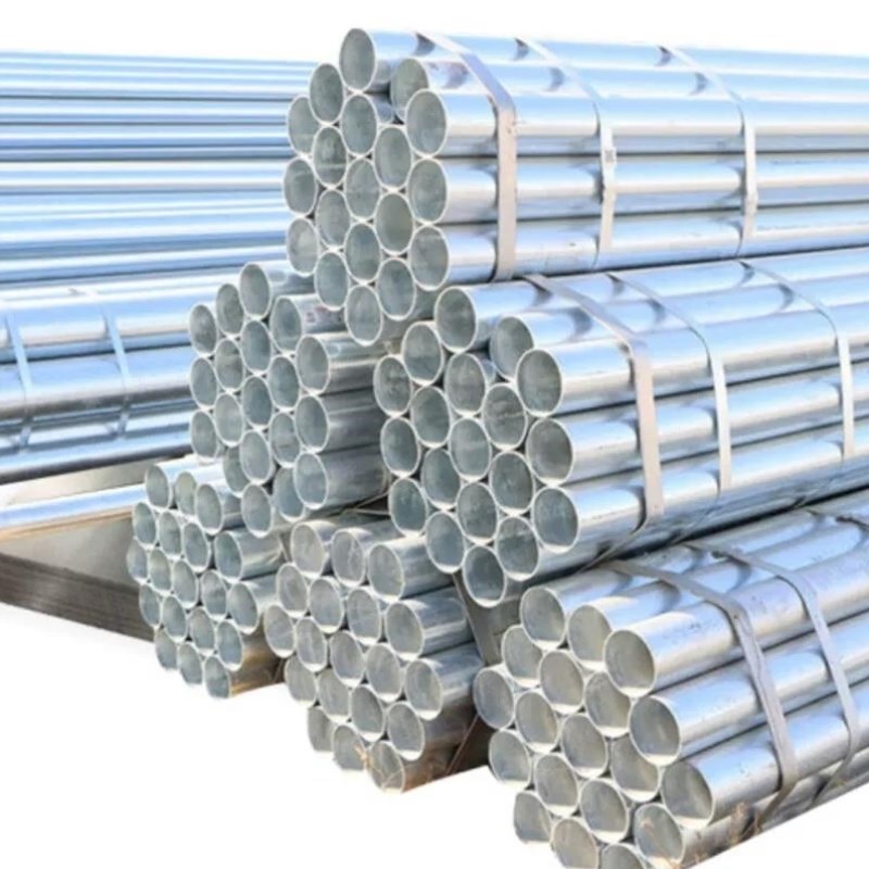 得豫工品镀锌管圆管防锈钢管钢管架子管6米/根一根价DN40壁厚2.5m