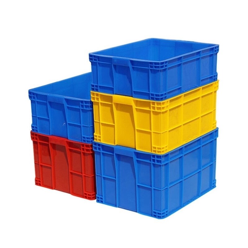 洛港内径长500*高250mm16号箱颜色备注物流周转箱长方形加厚带盖