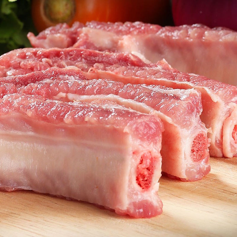 猪排猪小排肋排前排肋排新鲜散黑农家猪养猪排骨