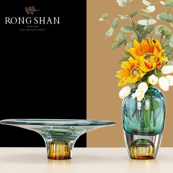 复古怀旧花瓶摆件客厅玄关插花高端轻奢高档电视柜茶几果盘装饰品,家居饰品,花瓶,淘宝优惠券,粉丝福利购,淘宝优惠卷