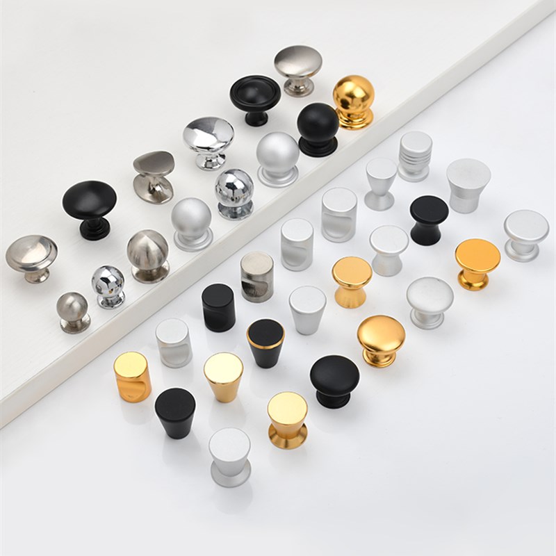 简约现代b太空铝合金抽屉小单孔拉手橱柜化妆台906不锈钢小把手柄