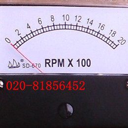 分 转速表 670 SD670 2000转 DC10V 转分表SD RPMX100
