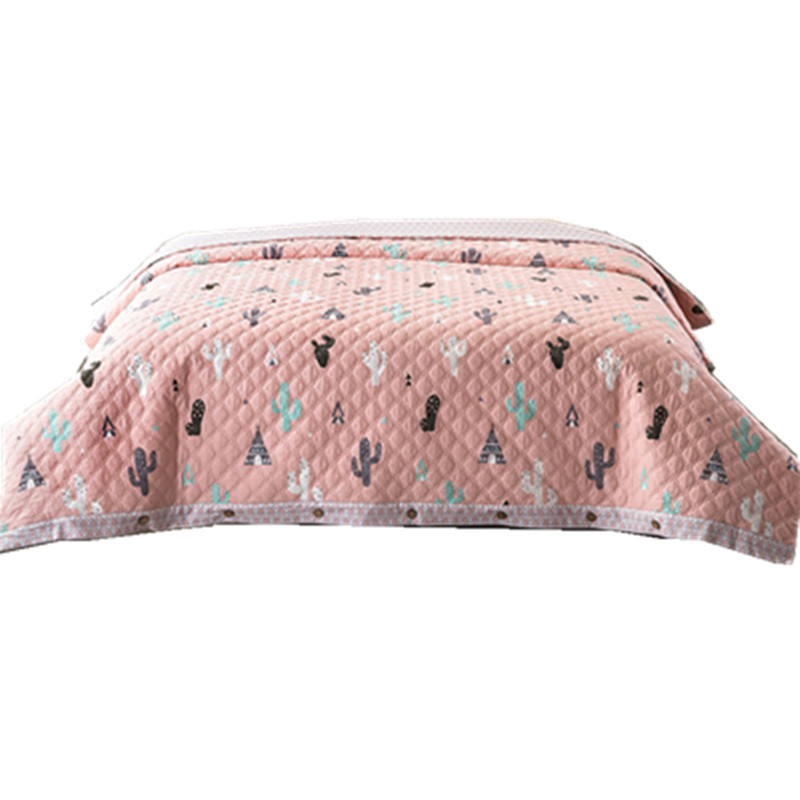 全棉夹棉被套单件加厚绗缝加棉单双人两用夏被式被罩1.5m2米2.2m