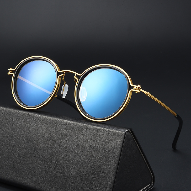 近视眼镜架女款文艺圆框网上可配有度数大脸显脸瘦男士素颜韩版潮