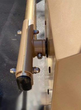 通道尔道闸杆75*50door 智控银白色椭圆形挡车杆升降杆拦车道闸杆