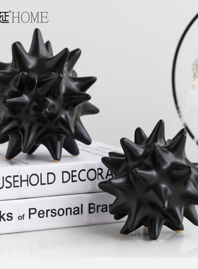 现代轻奢创意陶瓷摆件家居饰品客厅玄关书房样板房间桌面艺术装饰