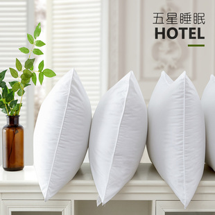 五星级酒店枕芯单只装全棉护颈椎柔软成人仪征棉枕头双人一对拍2
