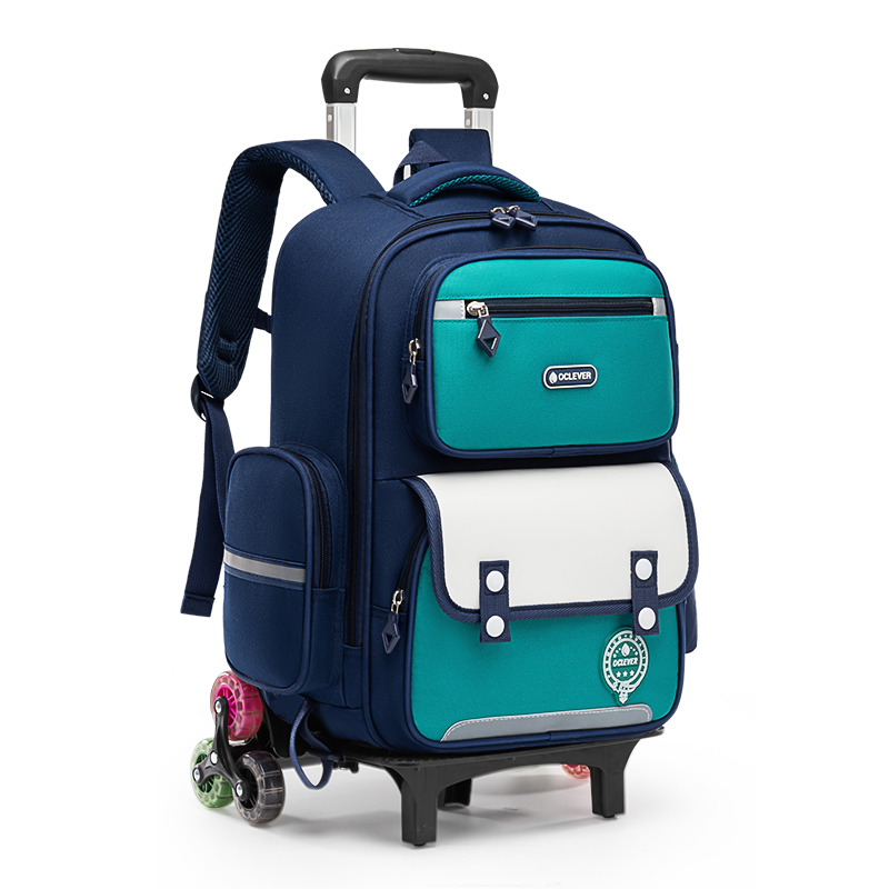 儿童拉杆书包小学生一二三到六年级男女童新款双肩包减负护脊超轻