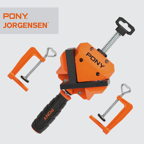 美国pony直角夹固定夹子木工夹具锌合金角夹拼装夹具相框夹夹紧器