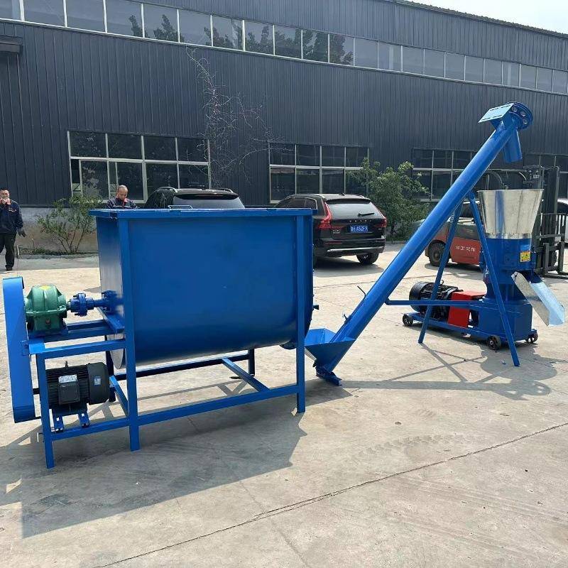 养殖户家用养殖饲料加工设备麦麸饲料造粒机家禽家畜饲料颗粒机