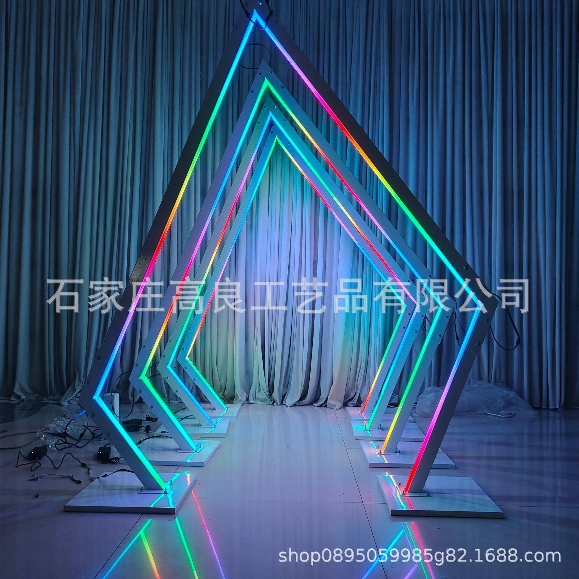 供应景区户外亮化装饰灯时光隧道 广场商业街网红打卡几何拱门,节庆用品/礼品,路引,淘宝优惠券,粉丝福利购,淘宝优惠卷