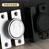 免打孔90度插销门栓移门锁扣推拉门锁卡扣固定搭扣简易门销反锁门