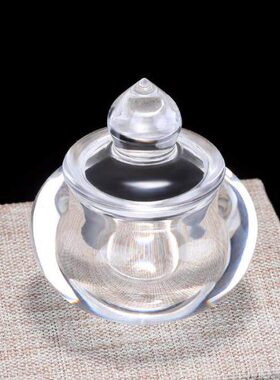 水晶舍利塔塔瓶子原矿白水晶密宗用供奉摆件小号嘎乌盒宝瓶