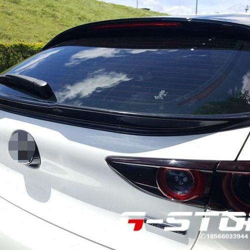 台产：20-24次世代5门马自达3AXELA改装中翼尾翼MAZDA3顶翼定风翼