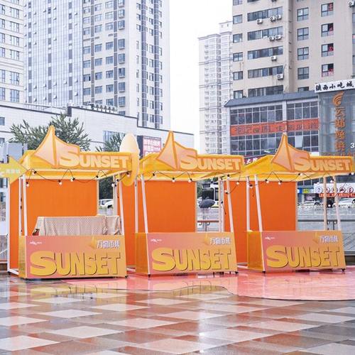 户外网红夜市摆摊桌市集活动可移动摊位展示架集市小吃摊位雨棚架