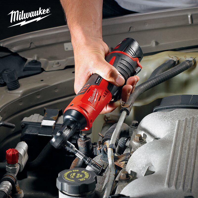 milwaukee米沃奇电动棘轮扳手直角角向扳手充电式3/8汽修扳手IR38