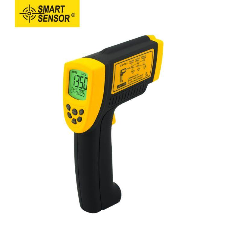希玛红外线测温仪高精度AR872+1350度红外测温仪工业级激光测温仪