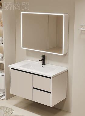 卡科摩斯厚智能太空铝浴室柜组合洗脸洗漱一体台陶瓷盆卫盆生KIQ