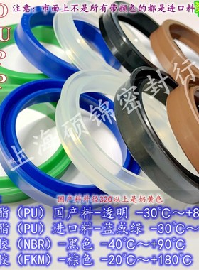 U1/ODU/YXD/USP 85*73*14/90*78*14/95*83*14 油缸密封圈油封