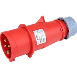 4芯孔32A上丰SFE防水德式 航空IP44第三代工业插头TYPSFK264