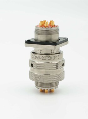 XC158-22F5Z1P13+XC158-22T5K1P13圆形电连接器5芯航空插头座现货