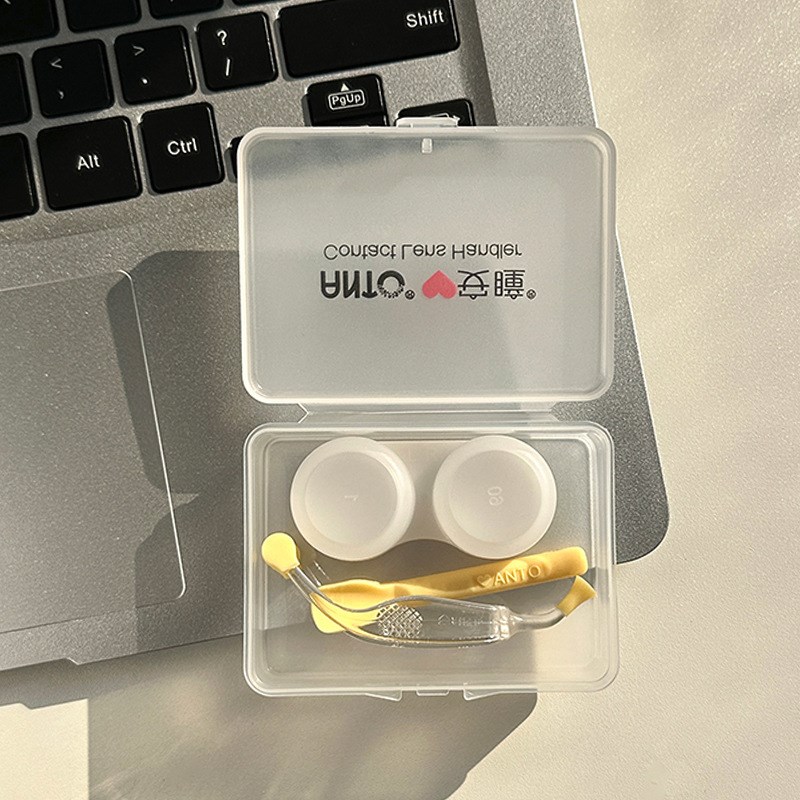 取戴器美瞳隐形k眼镜工具辅助器吸棒夹子清洗摘佩戴收纳盒便携