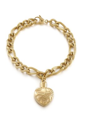 个性时尚ins钛钢手链女 欧美风冷淡创意L简约不锈钢心形手饰