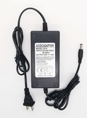 DC32V 电源线 122BT移动户外音响拉杆音箱 通用32V1.8A扩音充电器