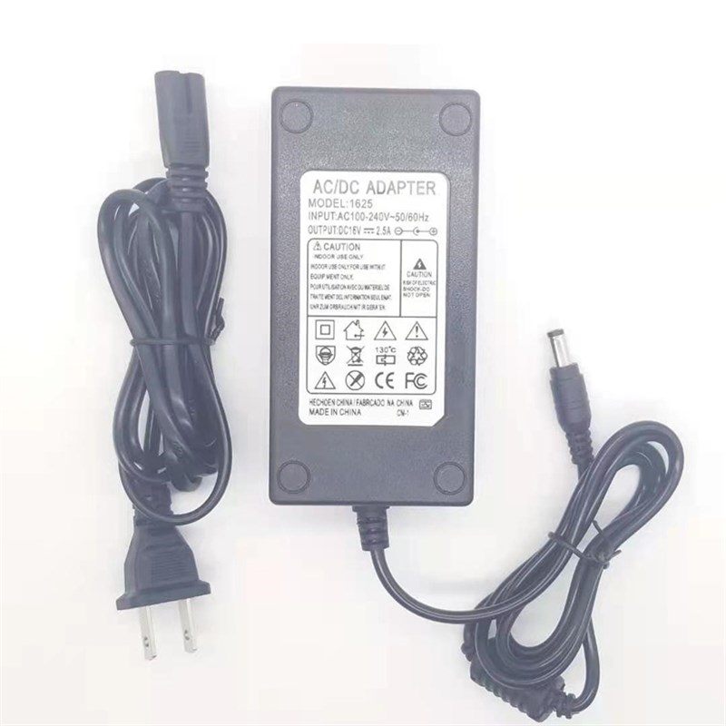 音响充电器16V2.5A电源适配器富士通笔记本电脑通用手电钻扫描仪