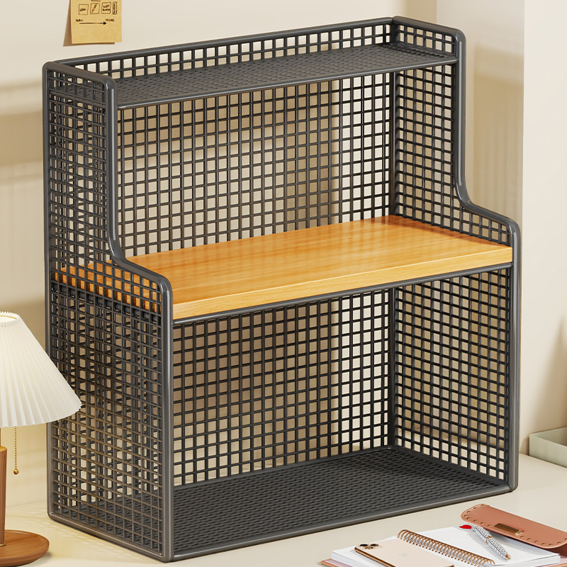 桌面书架学习桌书本收纳办公室桌上文件整理卧室飘窗儿童书籍储物