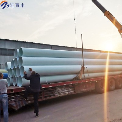 DN600玻璃钢除臭风管 污水处理厂有机玻璃钢管道 连续缠绕夹砂管