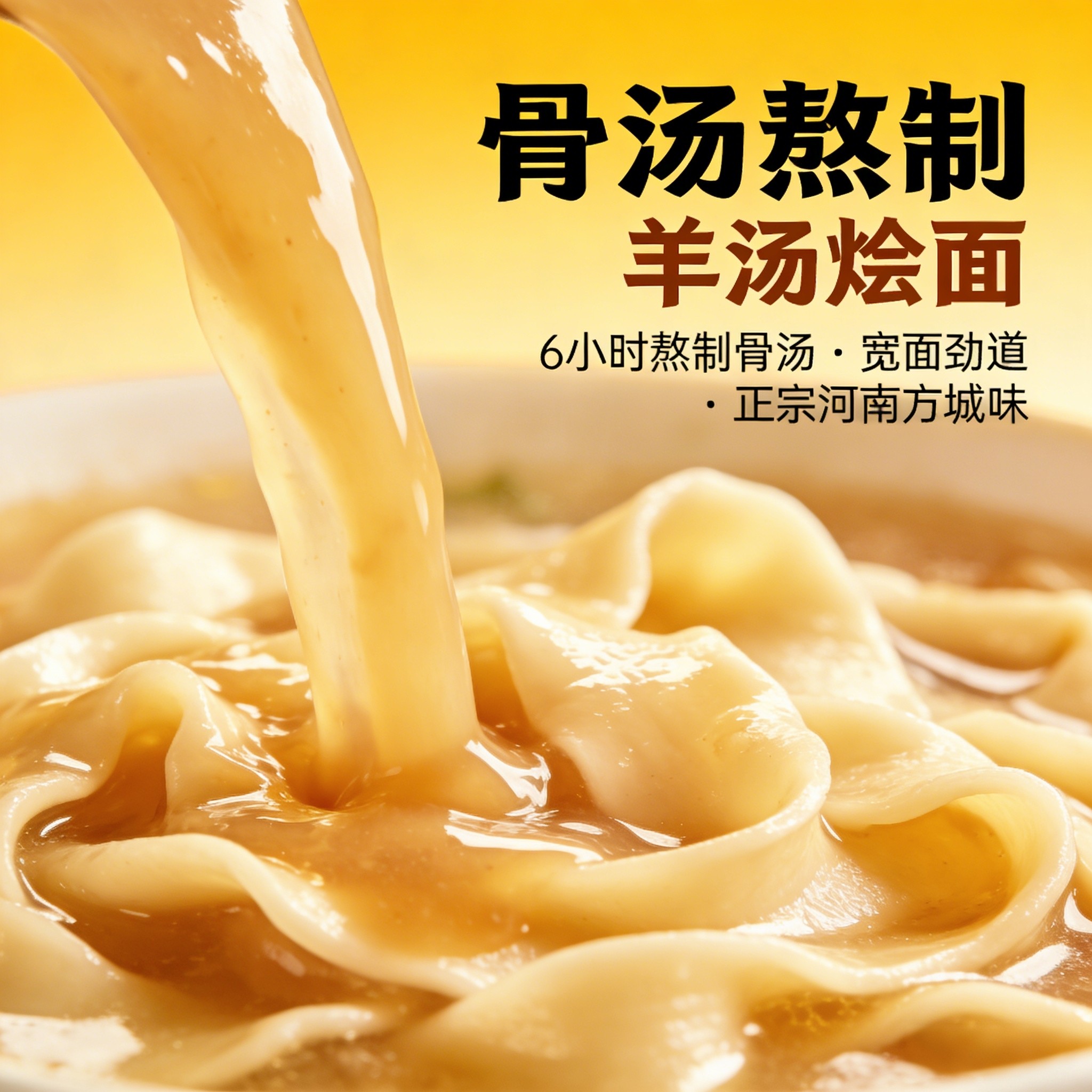 河南烩面周口越秀羊汤烩面河南特产羊肉烩面河南方便速食带料包