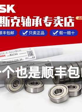 日本NSK进口高速轴承696ZZ模型619/6Z马达DD尺寸6*15*5mm电机轴承
