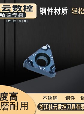 株洲哈德斯通专卖数控刀片11IR100/125/150ISO A60 HS5125螺纹刀