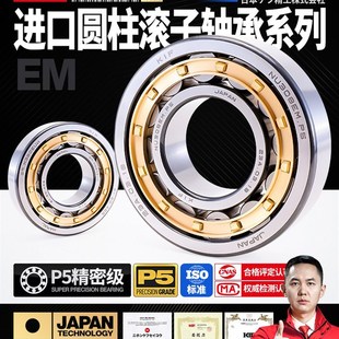 进口KIF圆柱滚子轴承NU2304NJ2305N2306NF2307NUP2308 2309EM2310