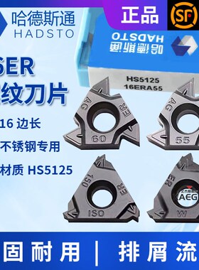 哈德斯通外螺纹刀片16ER 150 200 300 19BSPT 18NPT 14W HS5125