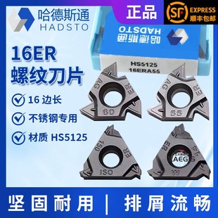 300 200 19BSPT 18NPT HS5125 哈德斯通外螺纹刀片16ER 14W 150