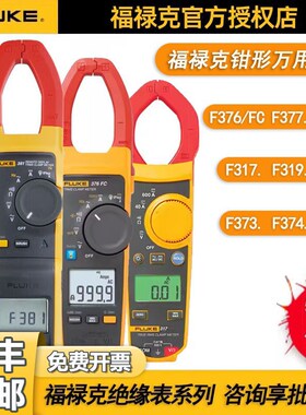福禄克交直流钳形FLUKE376FC 381 374 F375 373  378FC 317 319
