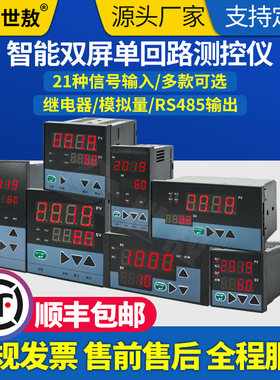 SA/C-A0双屏单回路显示仪表数显报警RS485通讯调温控器继电器开关